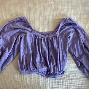 Lilac free people blouse